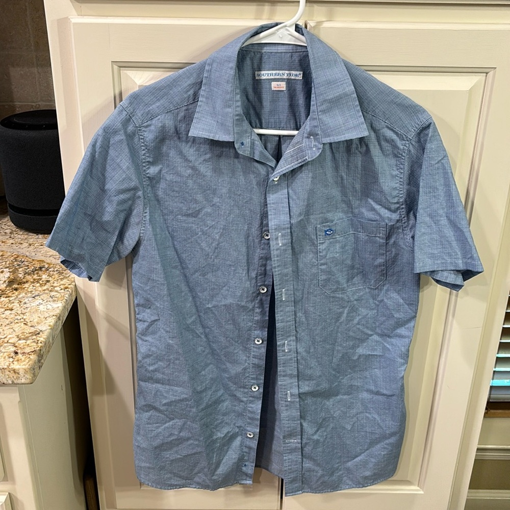 Southern Tide short sleeve button down